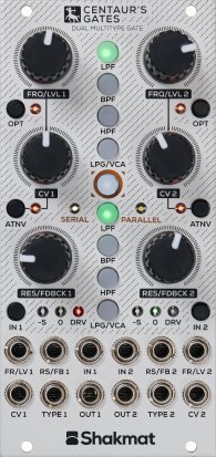 Eurorack Module Centaur's Gates from Shakmat
