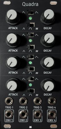 Eurorack Module Quadra - Black Panel from Mörk Modules