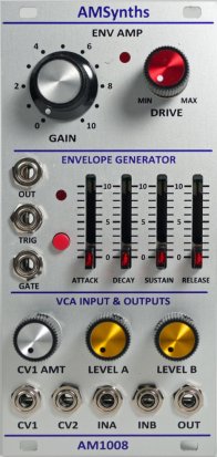 Eurorack Module AM1008 AMP ENV from AMSynths