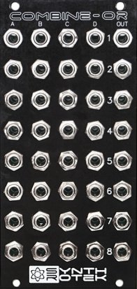 Eurorack Module Duplicate. K-M-COR Combine-OR Eurorack OR Combiner Module from Synthrotek
