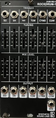 Eurorack Module RockDrum1 from Synthetic Sound Labs