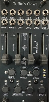 Eurorack Module Grffin's Claws Black Pannel from Mörk Modules