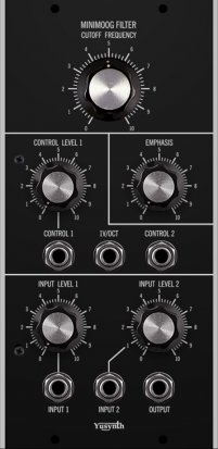 MU Module Minimoog VCF from YuSynth
