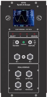 MU Module Elby Designs ED702-5U Synth-A-Scope W Q142 Pedal Internface from Other/unknown