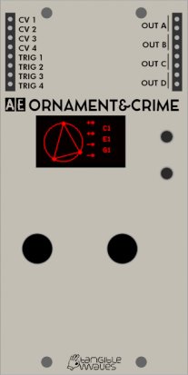 AE Modular Module ORNAMENT & CRIME from Tangible Waves