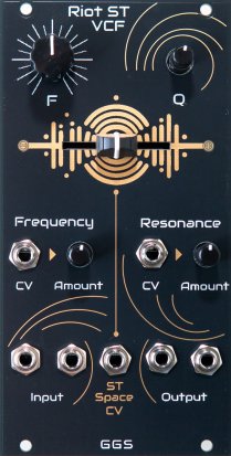 Eurorack Module Riot ST VCF from Guru Gara Synth