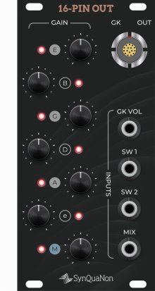 Eurorack Module SM 16-pin Output from SynQuaNon