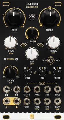 Eurorack Module ST FONT from NANO Modules