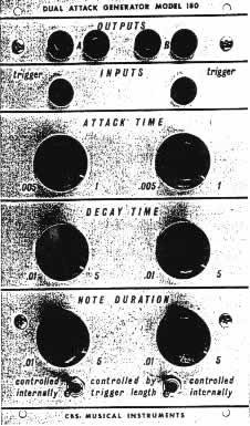 Buchla Module 180 from Buchla