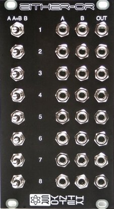 Eurorack Module DUPLICATE. K-M-EOR Either-OR Eurorack OR Module from Synthrotek