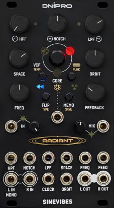 Eurorack Module Radiant from Dnipro modular