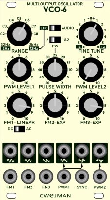 Eurorack Module VCO6_SR_ from Other/unknown