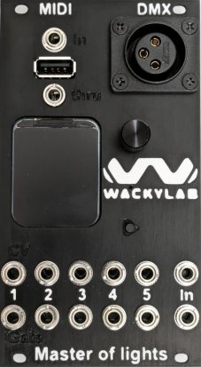 Eurorack Module Master of Lights from Wackylab