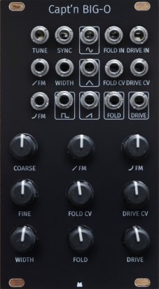 Eurorack Module Capt’n Big-O - Black Panel from Mörk Modules