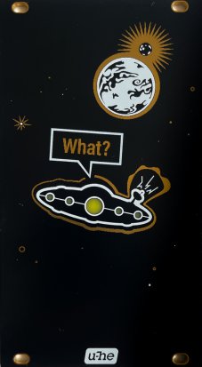 Eurorack Module UFO What Blanking Plate from u-he