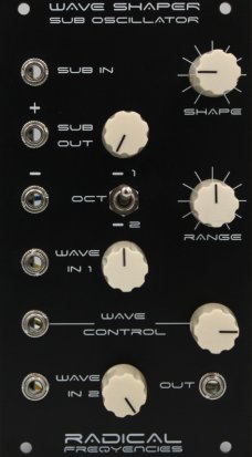 Eurorack Module Waveshaper-Suboscillator from Radical Frequencies