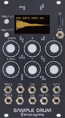 Eurorack Module Sample Drum from Erica Synths