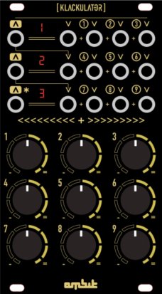 Eurorack Module Klackulator - DUPLICATE from Other/unknown