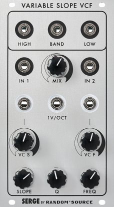 Eurorack Module Serge Variable Slope VCF (VCFS) from Random*Source