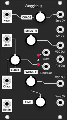 Eurorack Module Wogglebug (Grayscale black panel) from Grayscale