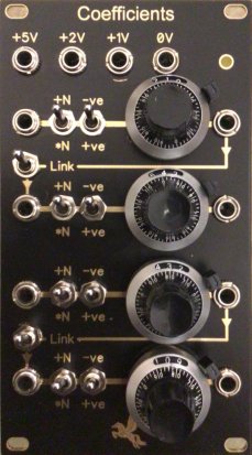 Eurorack Module Coefficients from Other/unknown