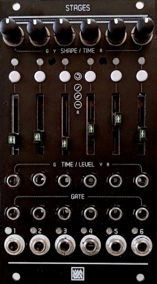 Eurorack Module Stages (black panel) from Antumbra