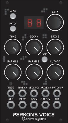 Eurorack Module Perkons Voice from Erica Synths