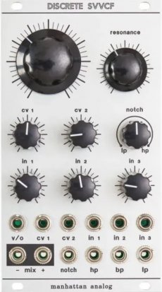 Eurorack Module Discrete SVVCF from Manhattan Analog