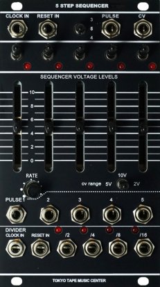 Eurorack Module 5 Step Sequencer from Tokyo Tape Music Center