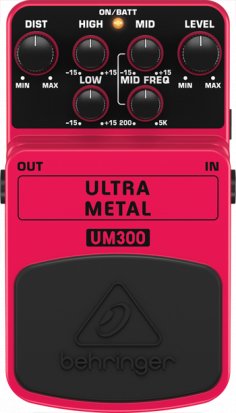 Pedals Module UM300 Ultra Metal from Behringer