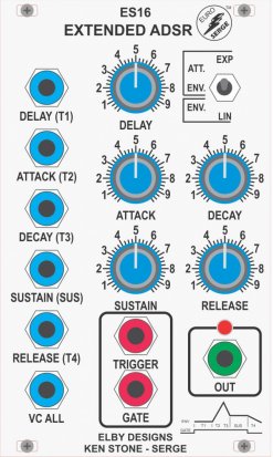Eurorack Module ES16 - Extended ADSR from Elby Designs