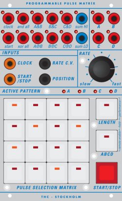 Buchla Module THC  Programmable Pulse Matrix from The Human Comparator