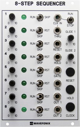 Eurorack Module 8-Step Sequencer from Wavefonix