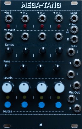 Eurorack Module Mega-Tang - Black Panel from Mörk Modules