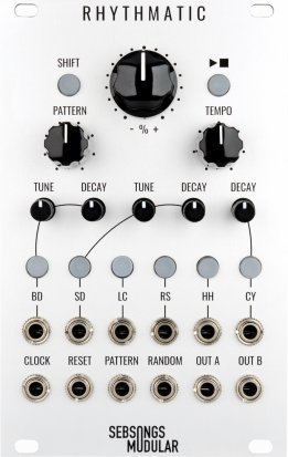 Eurorack Module Rhythmatic (Konstantine edition) from Sebsongs Modular