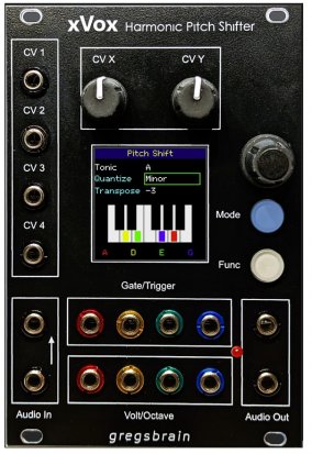 Eurorack Module xVox Harmonic Pitch Shifter  from gregsbrain
