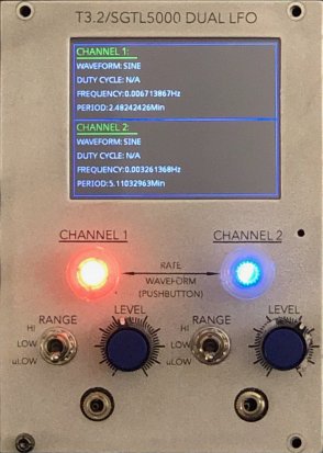 Eurorack Module T3.2/SGTL5000 DUAL LFO from Other/unknown