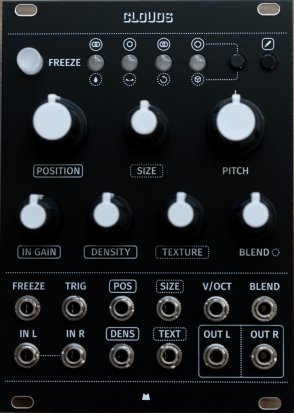 Eurorack Module Clouds - Black Panel from Mörk Modules