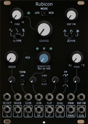 Eurorack Module Rubicon - Black Panel from Mörk Modules