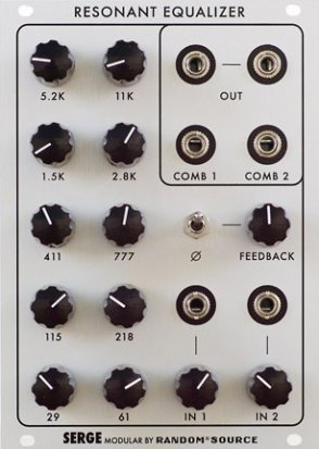 Eurorack Module SERGE RESONANT EQUALIZER (EQ) from Random*Source