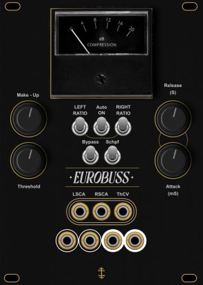 Eurorack Module Eurobuss - Isobar Industries Black Panel from Isobar Industries
