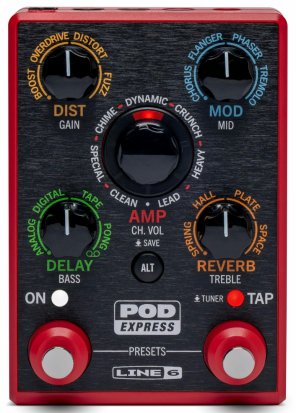 Pedals Module POD express guitar  from Line6