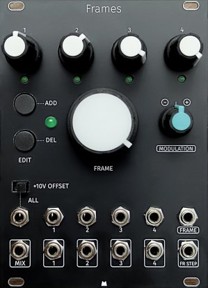 Eurorack Module Frames - Black Panel from Mörk Modules