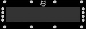 Eurorack Module 3u to 1u Adapter (Intellijel) Black from Other/unknown