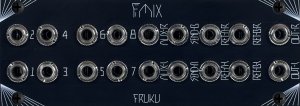 Eurorack Module Fmix - Jacks Module 1U from Fruku