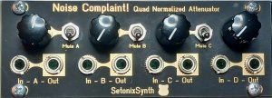 Eurorack Module Noise Complaint! (1U) from SetonixSynth