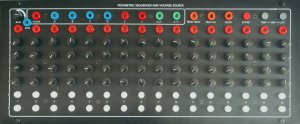 Serge Module Polymetric Sequencer and Voltage Source from The Human Comparator