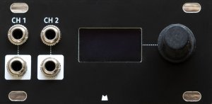 Eurorack Module Zeroscope 1U - Black Panel from Mörk Modules