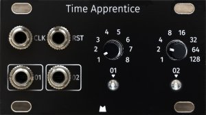 Eurorack Module Time Apprentice - Shakmat - Black Panel from Mörk Modules