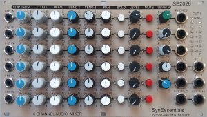 Eurorack Module SE2026 6 Channel Audio Mixer from Other/unknown